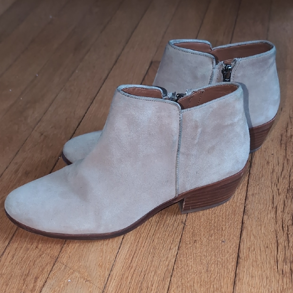 Sam Edleman Ankle Booties in Light Taupe Women's Chelsea-Style Boot Sz 7
